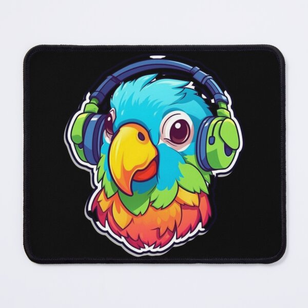 Item preview, Cute KawaiiMadness Kawaii Parrot Jamming designed and sold by KawaiiMadness7.