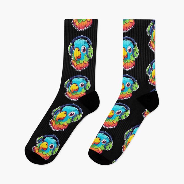 Item preview, Cute KawaiiMadness Kawaii Parrot Jamming designed and sold by KawaiiMadness7.
