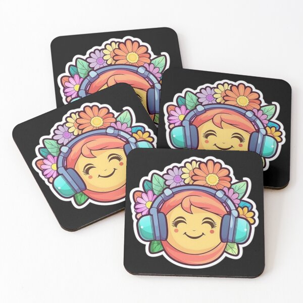 Item preview, Cute KawaiiMadness Kawaii Flower Jamming designed and sold by KawaiiMadness7.