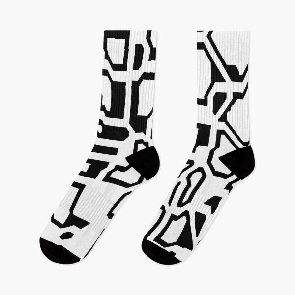 Item preview, Modern Geometric Abstract in Black and White designed and sold by Trevor Hirst.