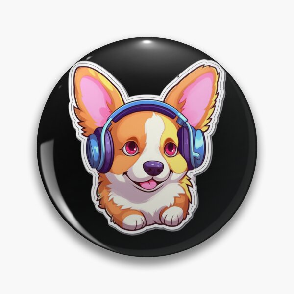 Item preview, Cute KawaiiMadness Kawaii Corgi Jamming designed and sold by KawaiiMadness7.