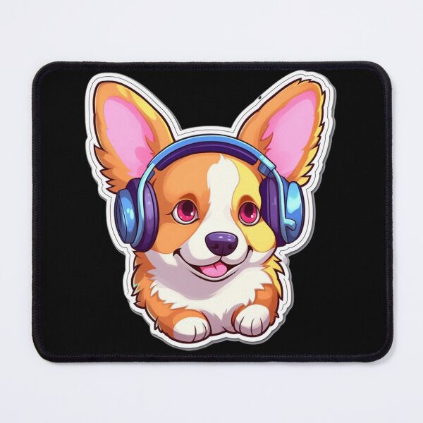 Item preview, Cute KawaiiMadness Kawaii Corgi Jamming designed and sold by KawaiiMadness7.