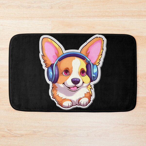 Item preview, Cute KawaiiMadness Kawaii Corgi Jamming designed and sold by KawaiiMadness7.