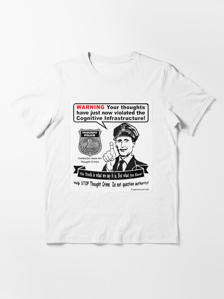 Thumbnail 3 of 7, Essential T-Shirt, Cognitive Infrastructure designed and sold by EyeMagined.