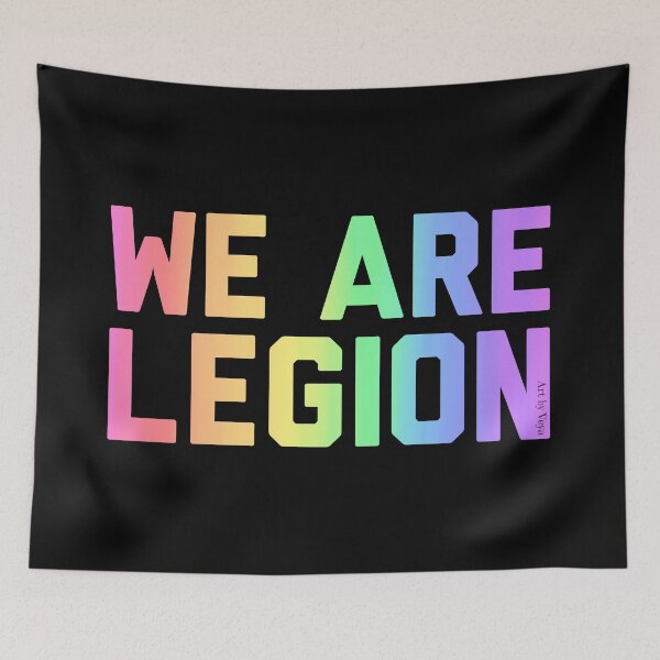 Item preview, We Are Legion designed and sold by Art by Veya.
