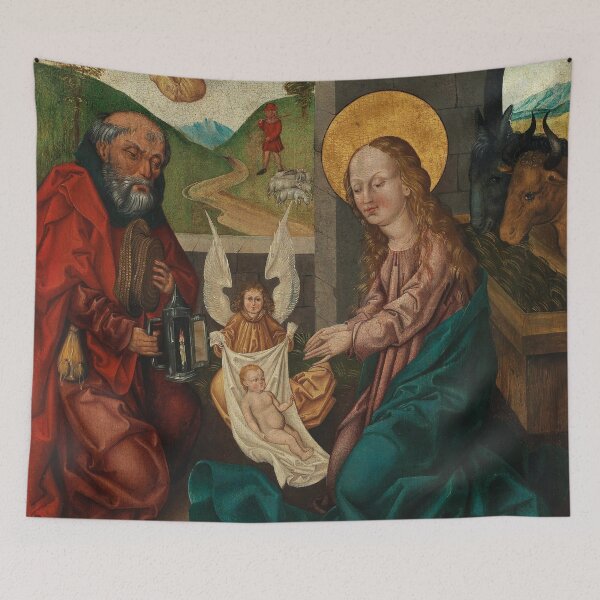 Item preview, The Nativity | Master of the Coburg Roundels | 1499 Renaissance Biblical Art designed and sold by CJET.