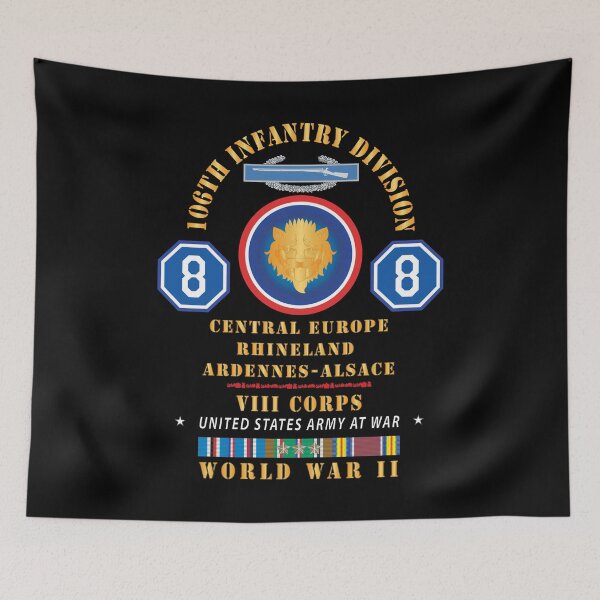 Item preview, Army - 106th Infantry Regiment, VIII Corps - Central Europe - Rhineland EUR WWII w EUR SVC X 300 designed and sold by Military Insignia Products.