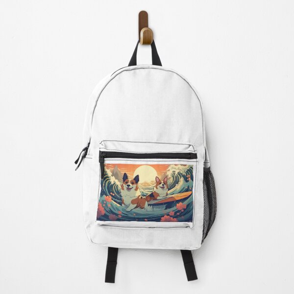 Item preview, The Great Wave, but 2 Corgis designed and sold by rnfgoods.
