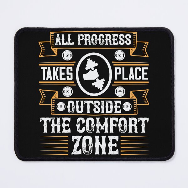 Item preview, All progress takes place outside the comfort zone gym version designed and sold by Acim0.