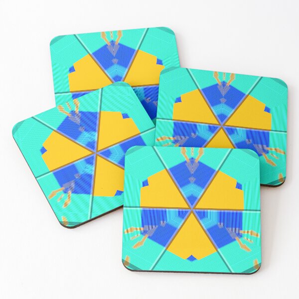 Item preview,  Vibrant music abstract geometric minimalist guitar exotic summer blue - sunny gift for guitarists musicians and minimalist music and guitar lover designed and sold by Ralek.