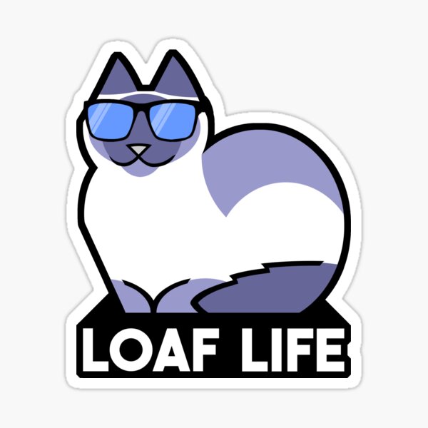 Loaf Life - Birman Cat Sticker