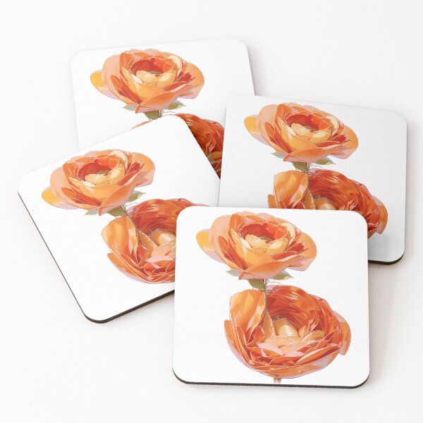 Item preview, Orange Flower,Beautiful Flowers designed and sold by Lychee Design.
