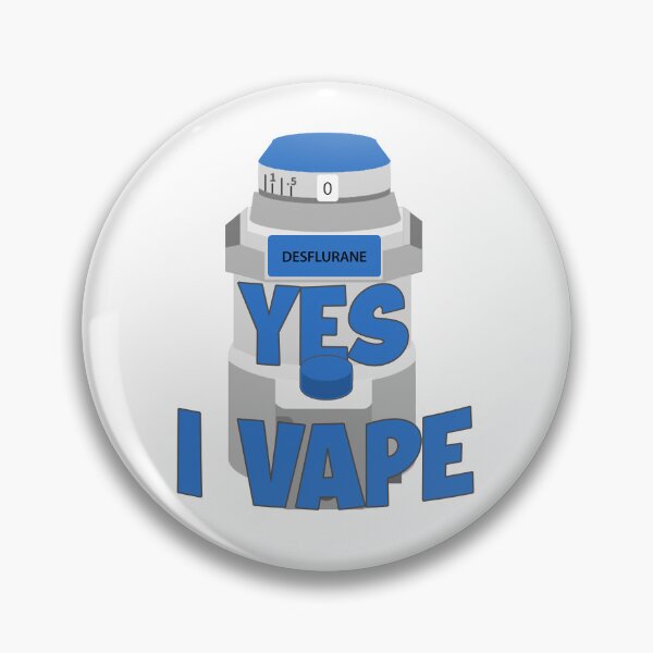 Item preview, Anesthesia VAPE Funny Anaesthesist Pun Desflurane  designed and sold by The Remi Reserve.