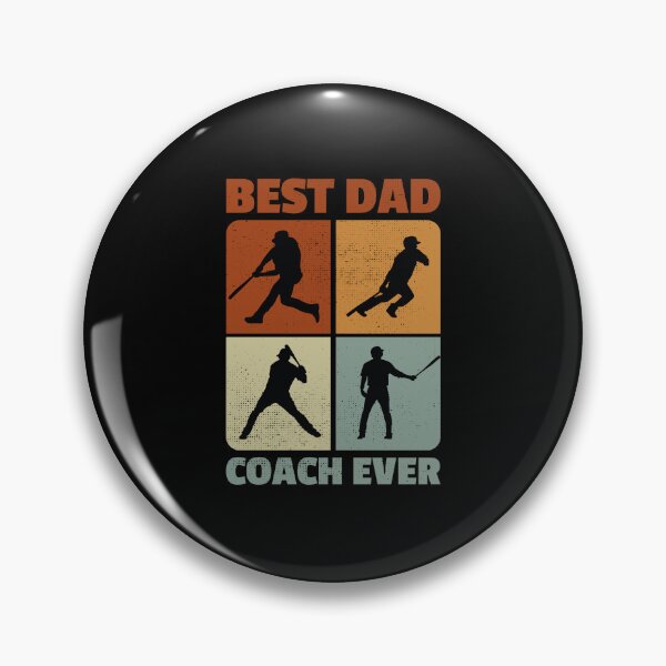 Item preview, Father's Day Baseball Father Best Dad Coach Ever Baseball designed and sold by MotivaChic.