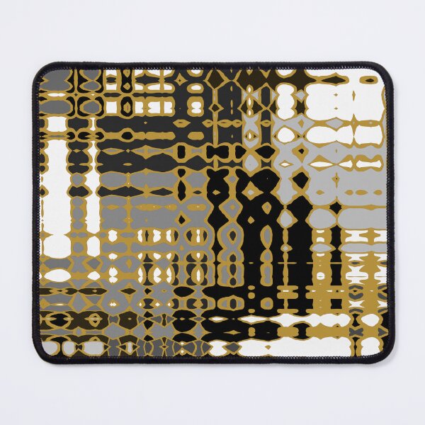 Item preview, Silver and gold Abstract Pattern designed and sold by Trevor Hirst.
