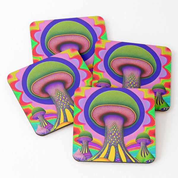 Artikelvorschau, Magic Mushrooms Trippy Dreamscapes 6 entworfen und verkauft von Benito Del Ray.