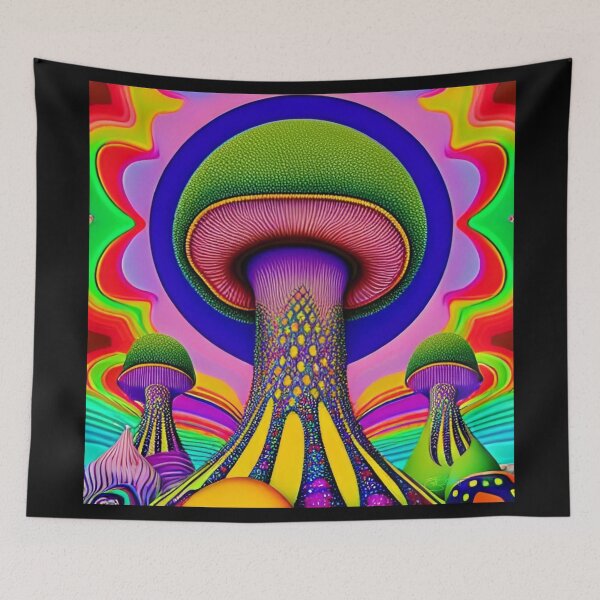 Item preview, Magic Mushrooms Trippy Dreamscapes 6 designed and sold by Benito Del Ray.