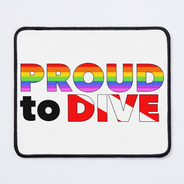 Item preview, Proud to dive designed and sold by Scuba-Div3r.