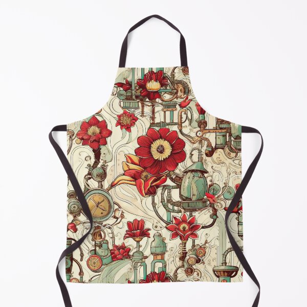 Item preview, Field of Blooming Flowers 02 - Steampunk Edition designed and sold by TheOddBotShop.