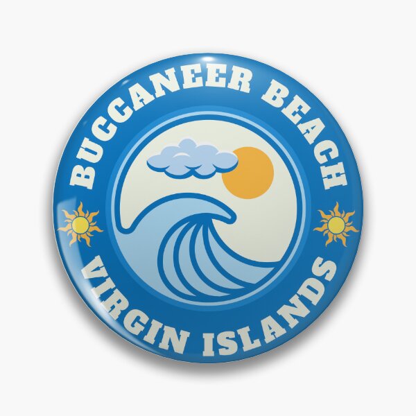 Item preview, Buccaneer Beach St Croix Virgin Islands - Summer Destination Vintage Logo designed and sold by Vintage-TM.
