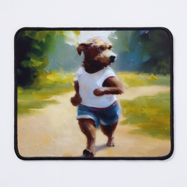 Item preview, Dog Jogging designed and sold by CrankyOldDude.