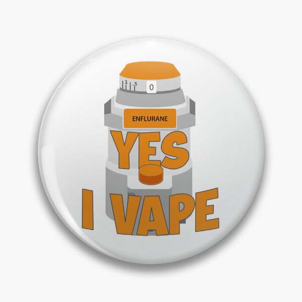 Item preview, Anesthesia VAPE Funny Anaesthesist Pun Enflurane  designed and sold by The Remi Reserve.