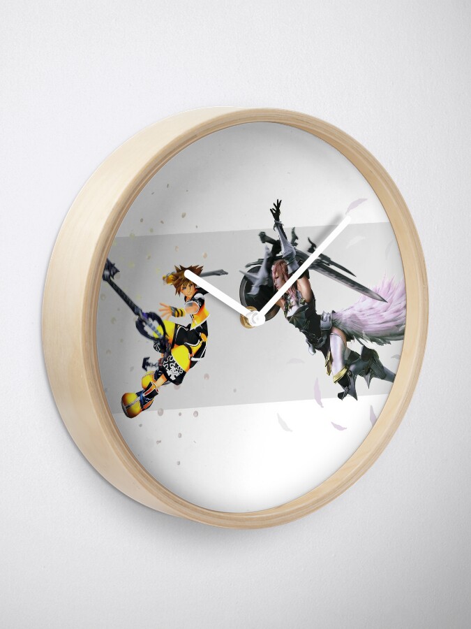 Kingdom Hearts (Sora) & Final Fantasy (Lightning) crossover | Clock