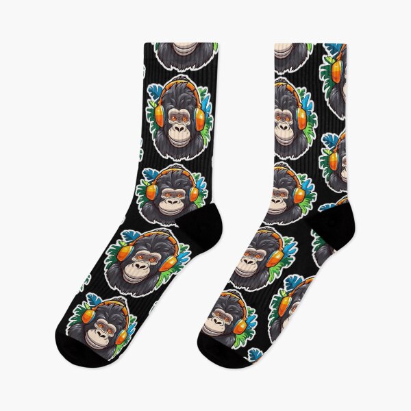 Item preview, Cute KawaiiMadness Kawaii Gorilla Jamming designed and sold by KawaiiMadness7.
