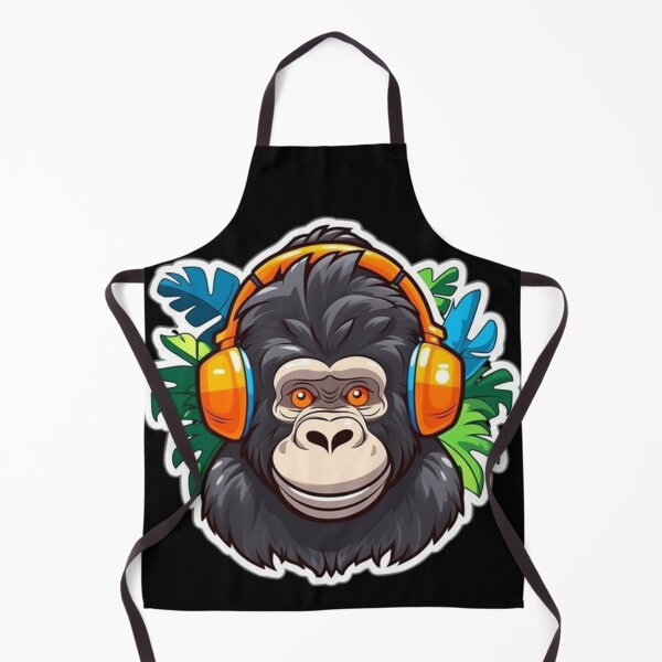 Item preview, Cute KawaiiMadness Kawaii Gorilla Jamming designed and sold by KawaiiMadness7.