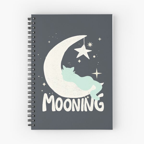 Item preview, Mooning Feline Dream: Multi-Colored Edition - Whimsical Sleeping Cat on a Starry Moon Design designed and sold by MaddaMom.