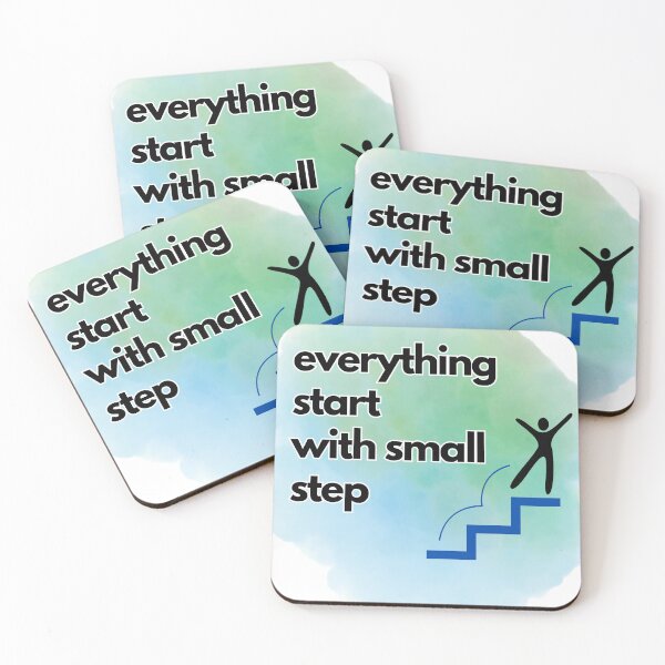 Item preview, Everything Start With Small Step designed and sold by ReelanceDigit.
