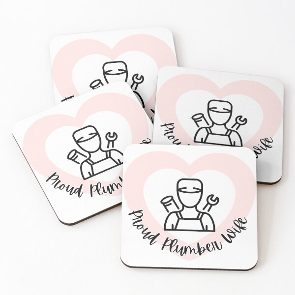 Item preview, Proud Plumber Wife l Pink Heart designed and sold by GabbyC03.