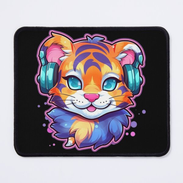 Item preview, Cute KawaiiMadness Kawaii Tiger Jamming designed and sold by KawaiiMadness7.