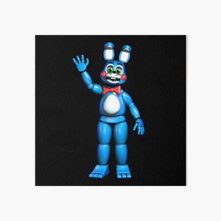 FNAF Bonnie Plushie Art Board Print for Sale by NasheedsCorner