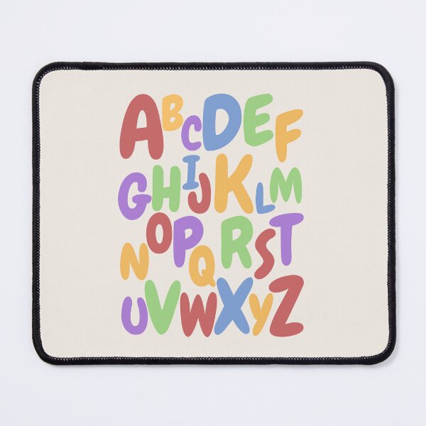 Item preview, Alphabet pattern children's decor designed and sold by Firmly Planted Prints.