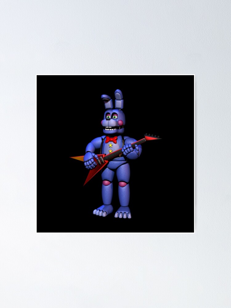 FNAF Bonnie Plushie Art Board Print for Sale by NasheedsCorner