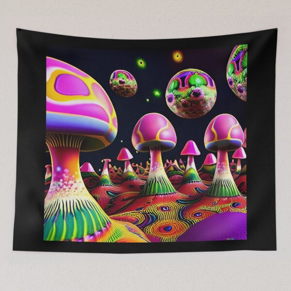 Item preview, Magic Mushrooms Trippy Dreamscapes 7 designed and sold by Benito Del Ray.