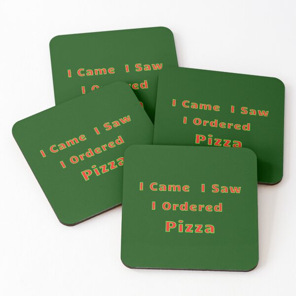Item preview, I Came, I Saw, I Ordered Pizza designed and sold by artistoutfitter.