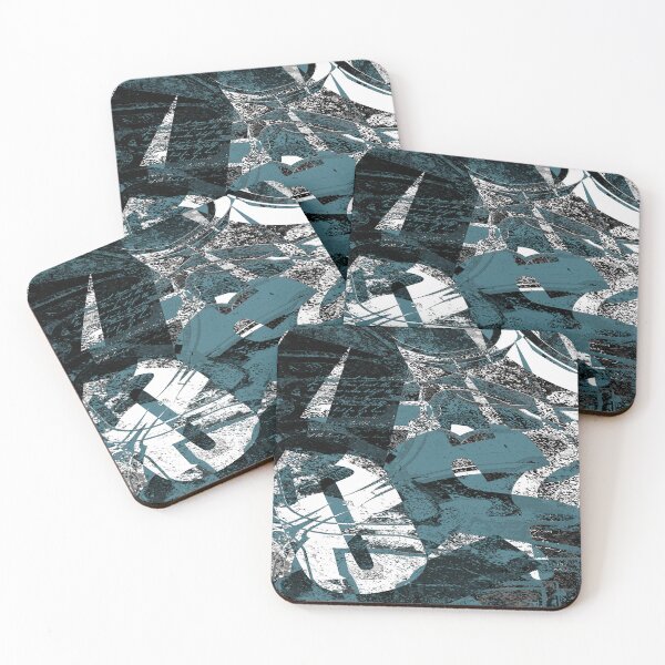 Item preview, Bold Letters in Blue Abstract designed and sold by Trevor Hirst.
