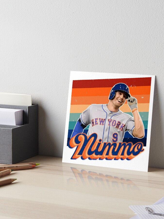 Brandon Nimmo Baseball Paper Poster Mets - Brandon Nimmo - Sticker