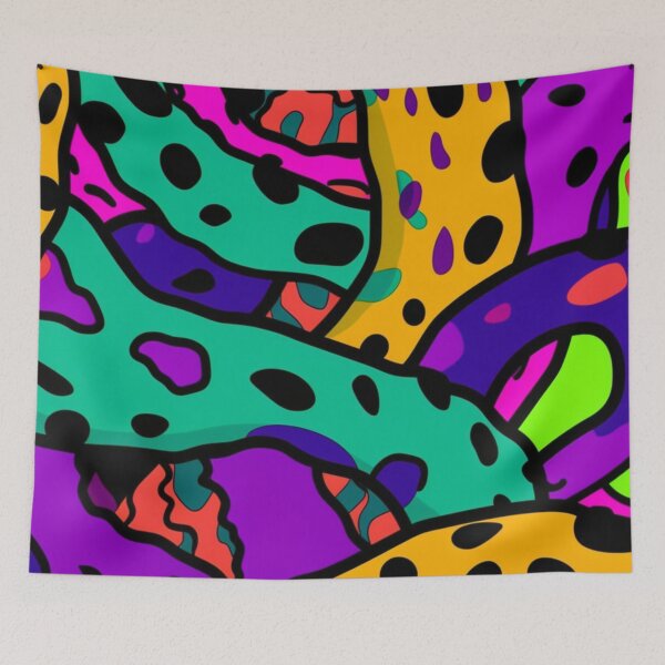 Item preview, Colorful abstract background pettern Color decorative element Geometric pop art designed and sold by PinkPinkArts.