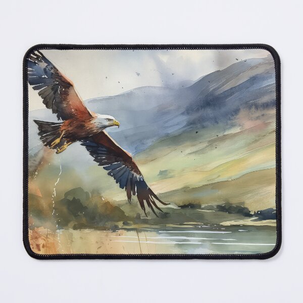 Item preview, red kite designed and sold by artgoldenvalley.