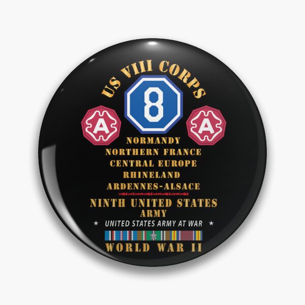 Item preview, Army - US VIII Corps - 9th Army - Central Europe - Rhineland EUR SVC X 300 designed and sold by Military Insignia Products.