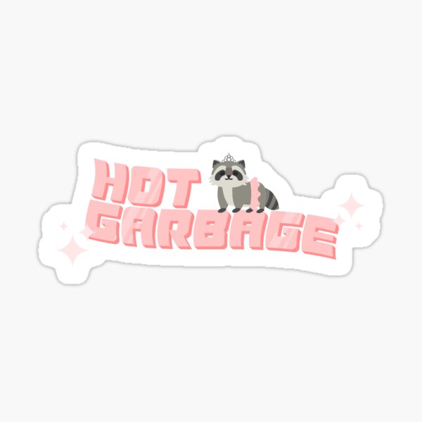 Hot Garbage Logo Sticker
