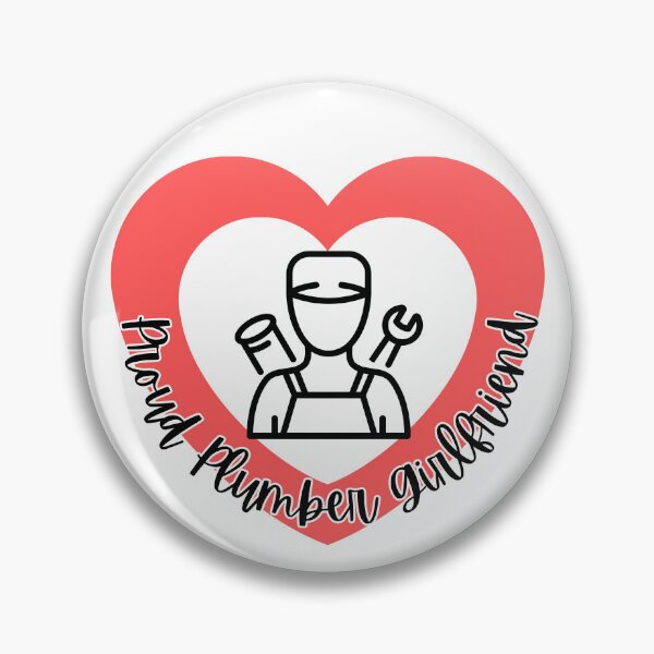 Item preview, Proud Plumber Girlfriend l Red Heart designed and sold by GabbyC03.