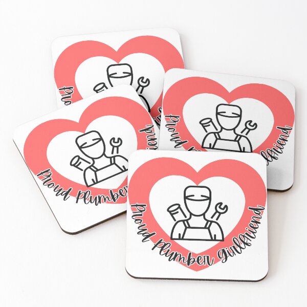 Item preview, Proud Plumber Girlfriend l Red Heart designed and sold by GabbyC03.