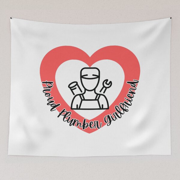 Item preview, Proud Plumber Girlfriend l Red Heart designed and sold by GabbyC03.