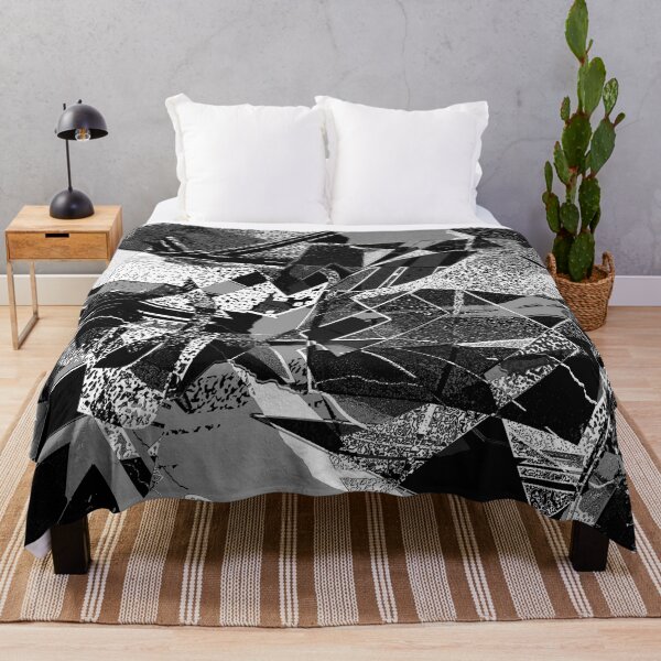 Item preview, Shattered Abstract in Black and White designed and sold by Trevor Hirst.