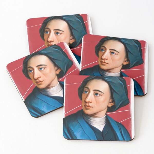 Item preview, English poet Alexander Pope illustration  designed and sold by Litstoy.