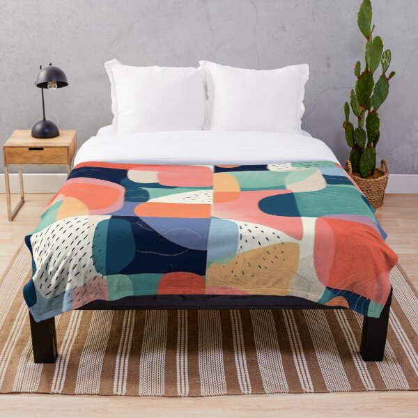 Item preview, Colofful Abstract watercolor pattern pinks and blues. designed and sold by DaisyMarroquin.
